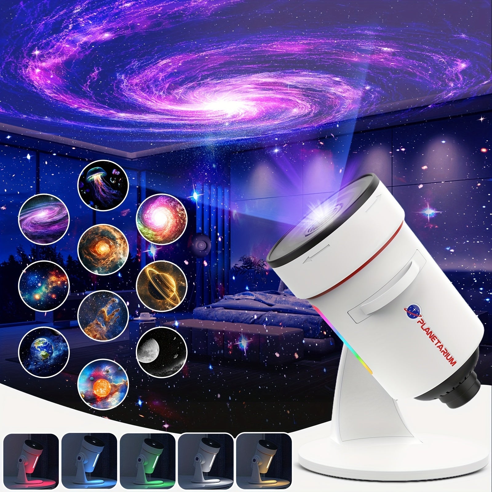 Planetarium Projector 8th Gen Rotating Galaxy Light