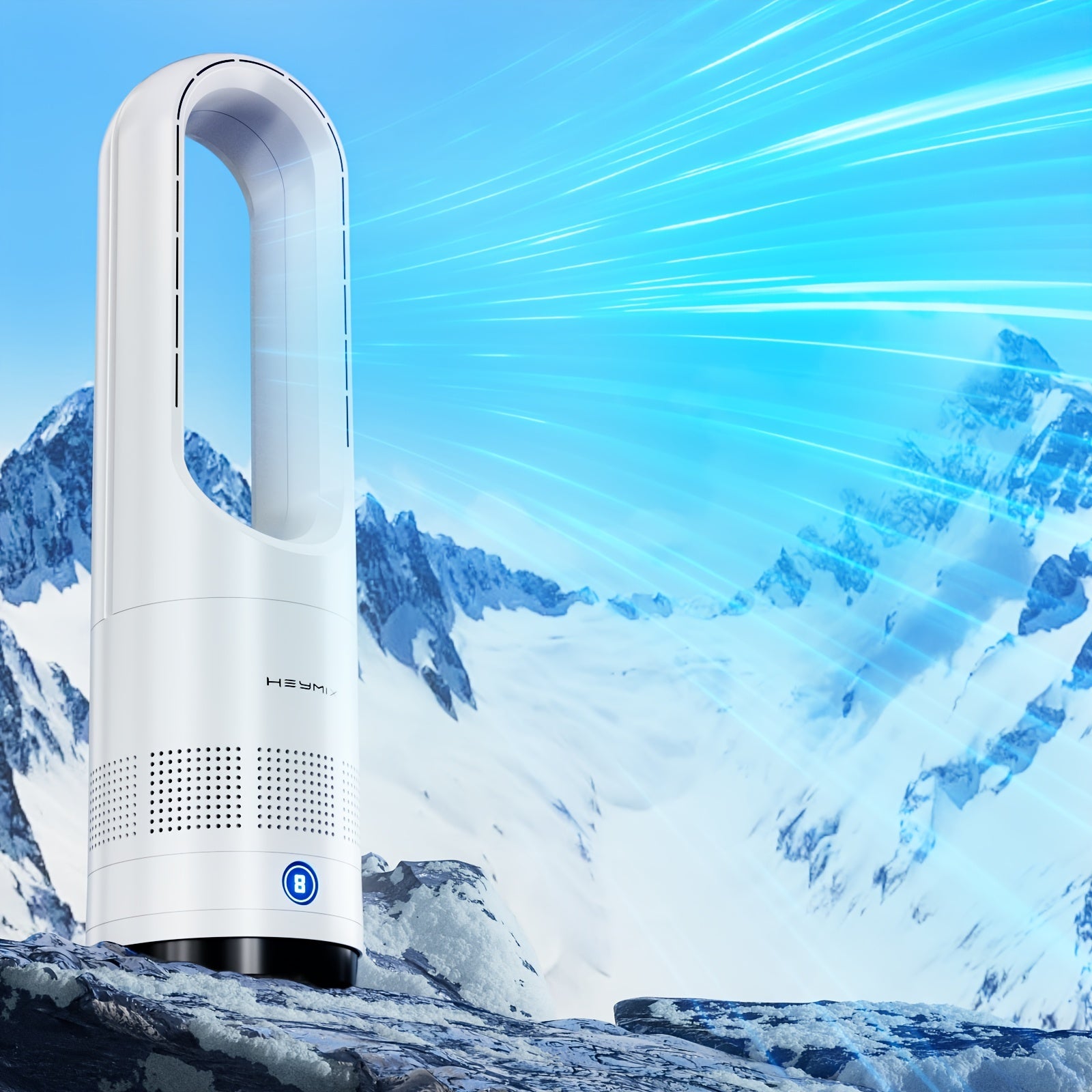 Standing Tower Fan Smart Oscillating Quiet Floor Fan