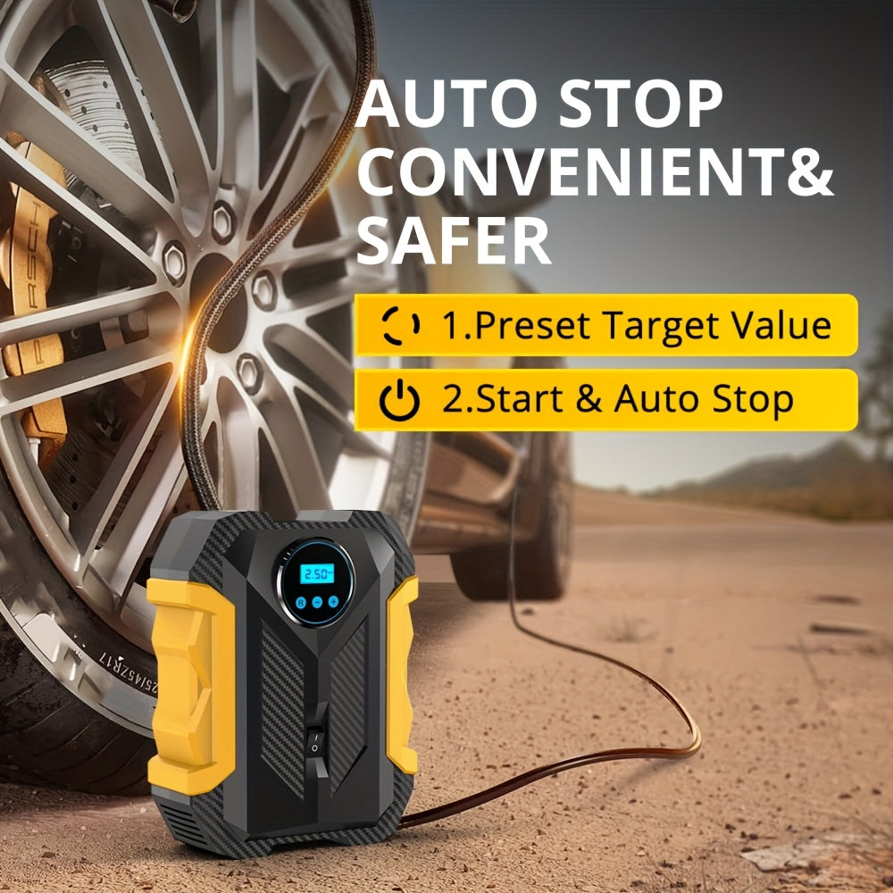 Air Compressor Pump Portable Digital Tire Inflator