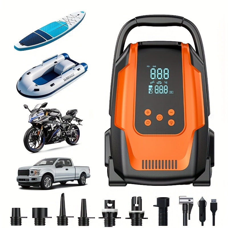 Multifunctional Inflatable Pump with LED Display