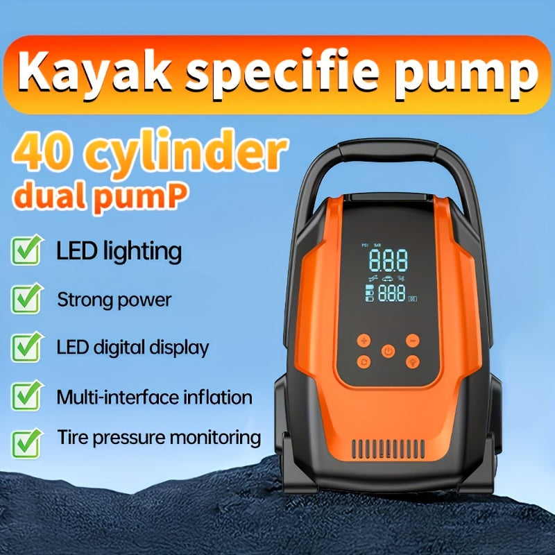 Multifunctional Inflatable Pump with LED Display