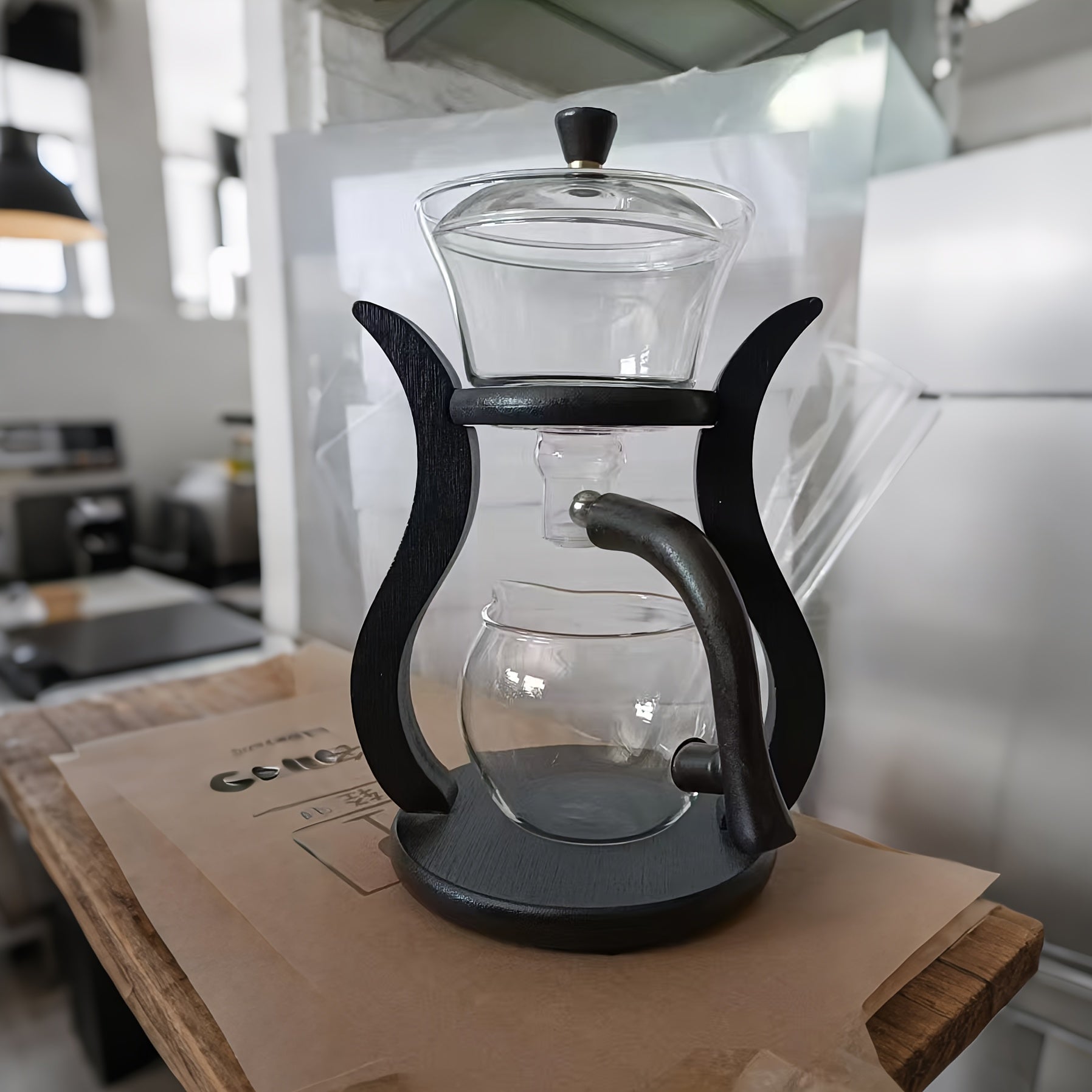 Lazy Kung Fu Glass Teapot Set with Infuser