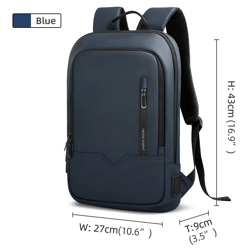 14-Inch Slim Laptop Backpack Blue