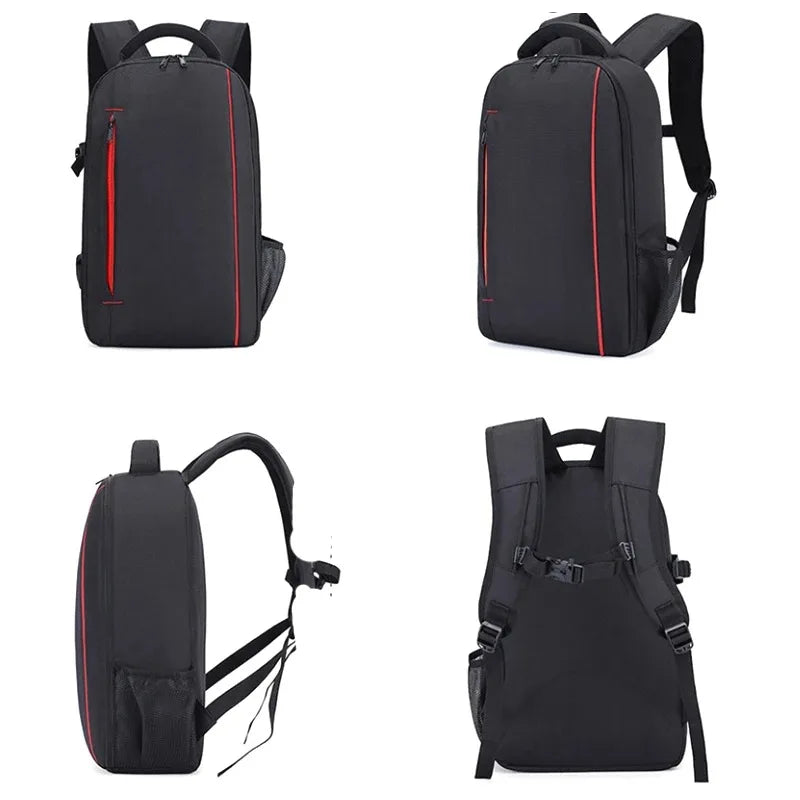 Professional Waterproof Camera Backpack Red