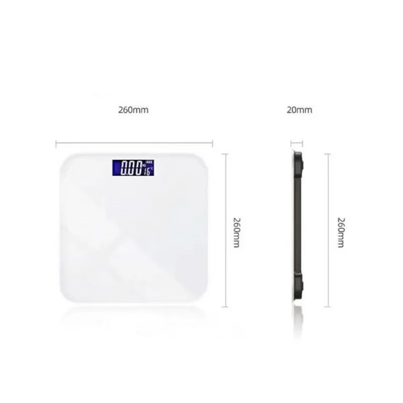 USB Charging Electronic Body Scale White