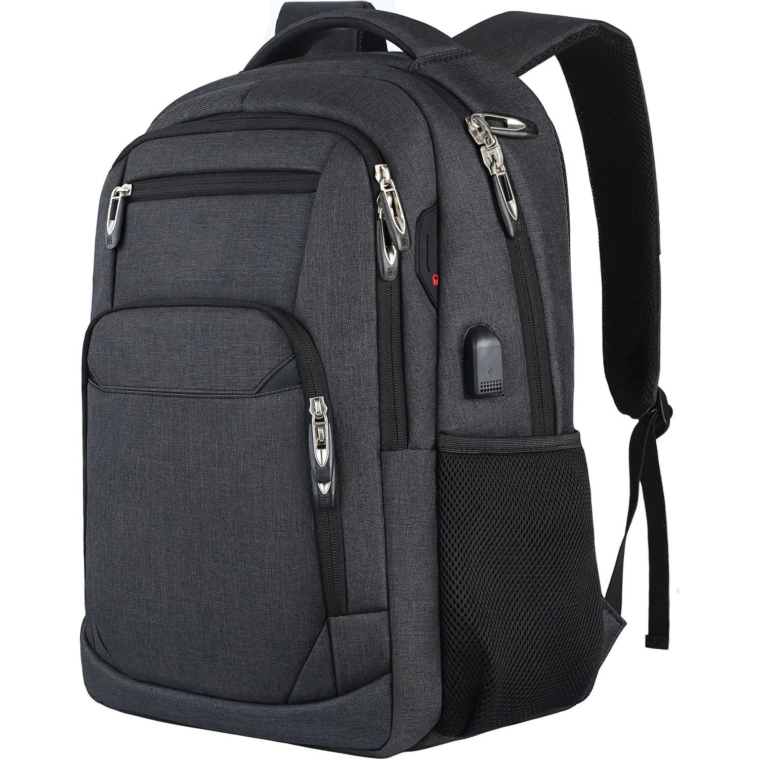 Waterproof Camera Laptop Backpack Black