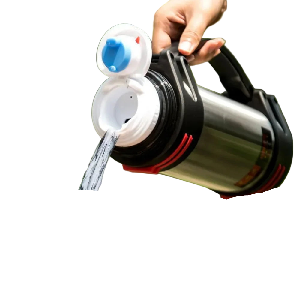 1.6L Stainless Steel Thermos Bottle Silver