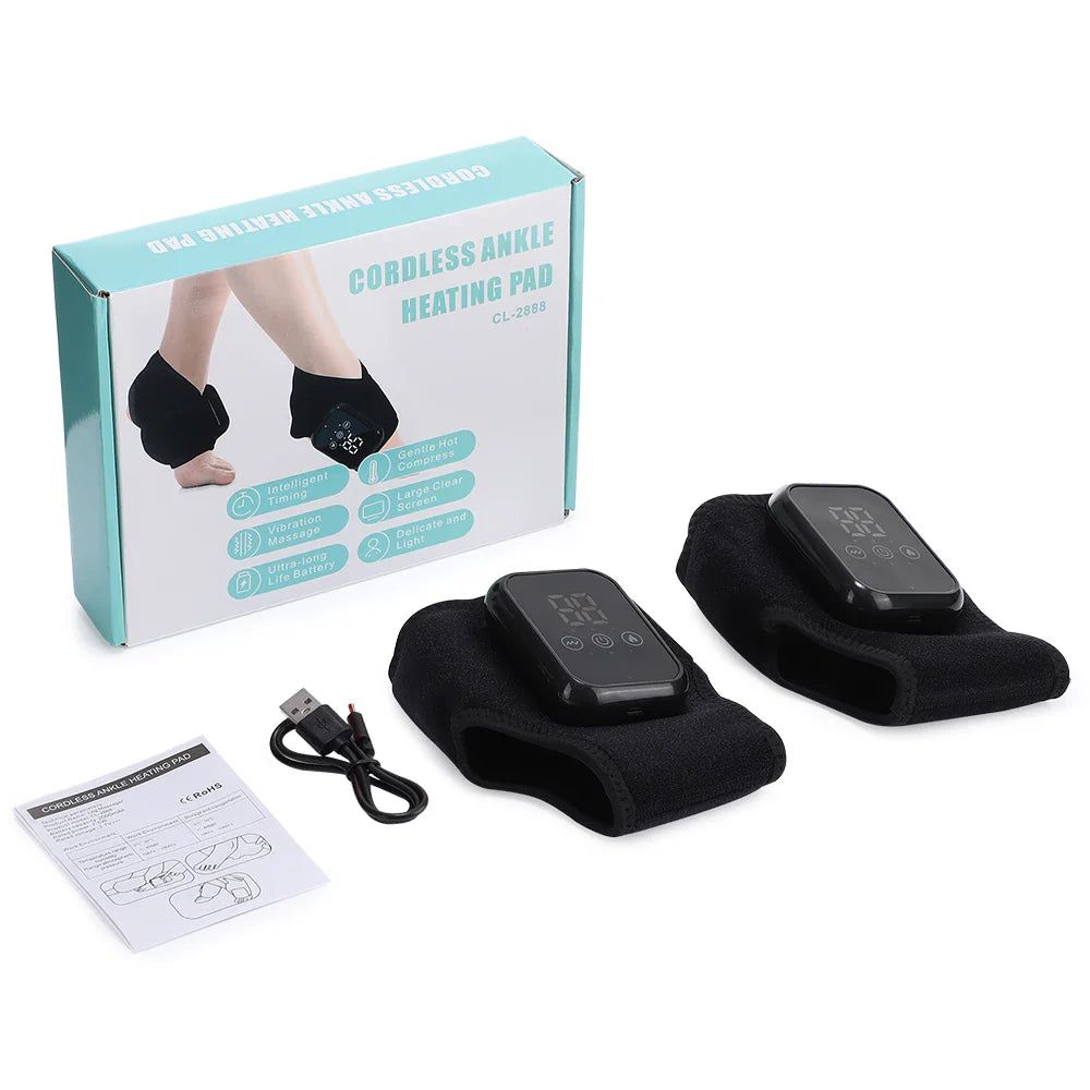 USB Rechargeable Ankle Massager Black