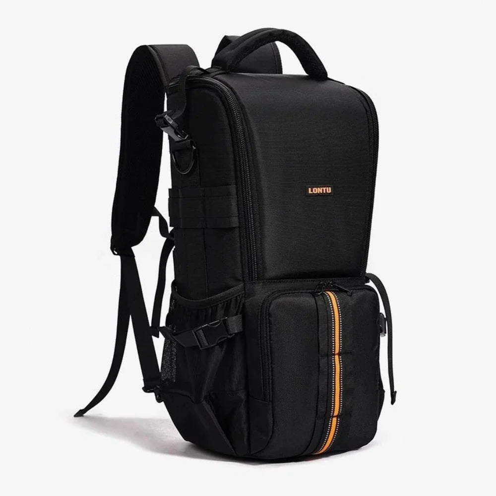 Waterproof Photography Camera Backpack Black