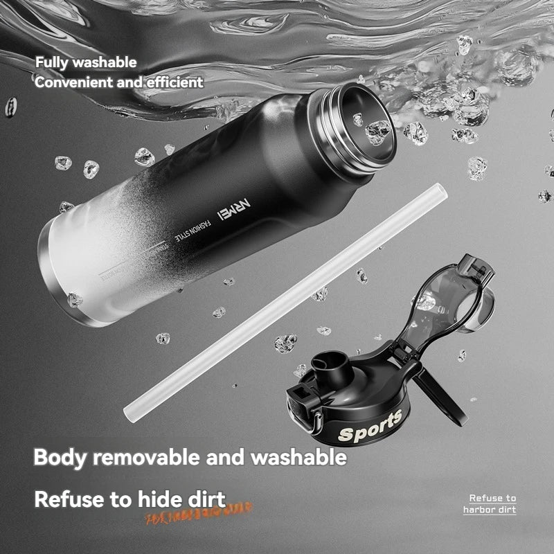 1.5L Insulated Water Bottle Black