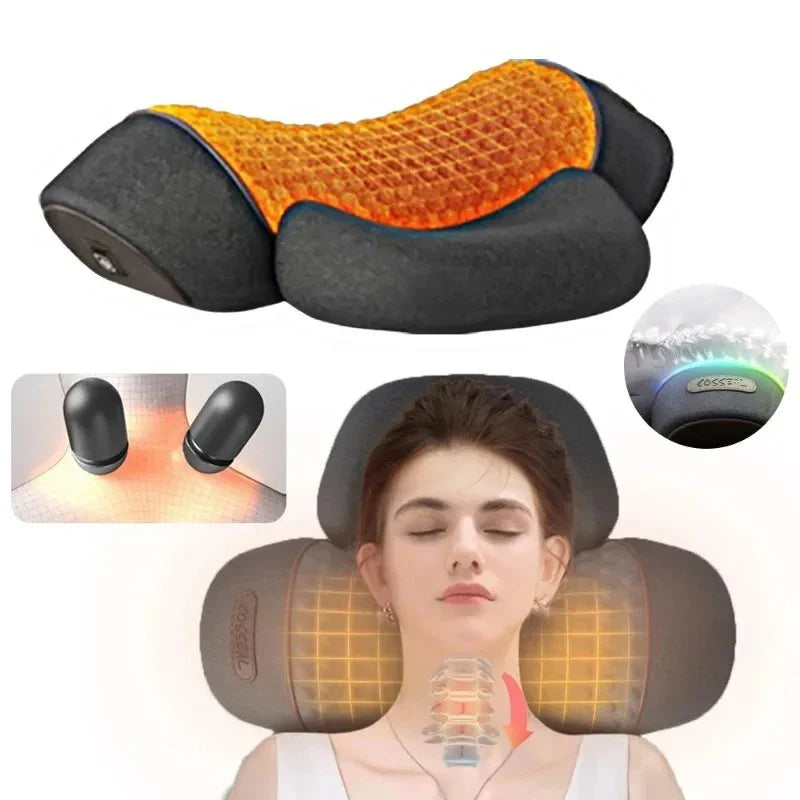 Electric Neck Massager Pillow Grey