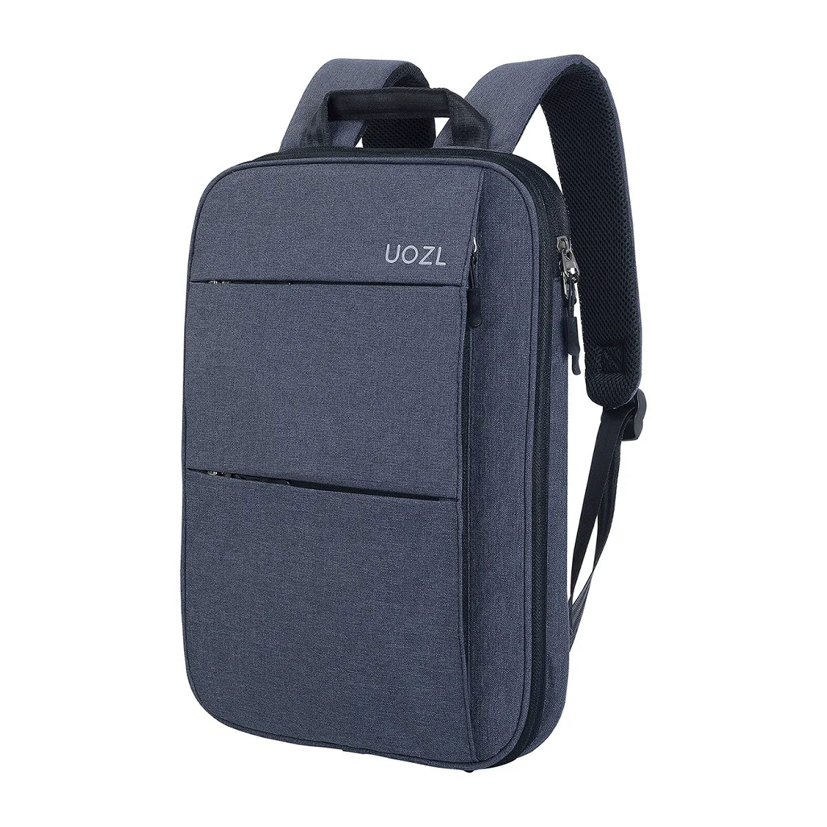 Slim Expandable Laptop Backpack Dark Grey