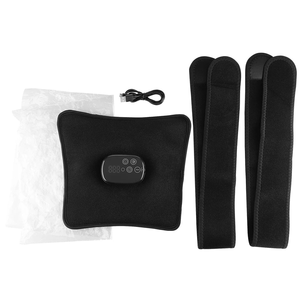 Electric Infrared Knee Pad Massager Black