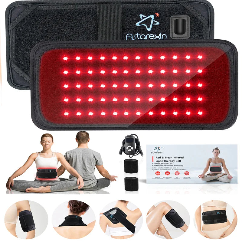 Infrared LED Red Light Therapy Belt Black