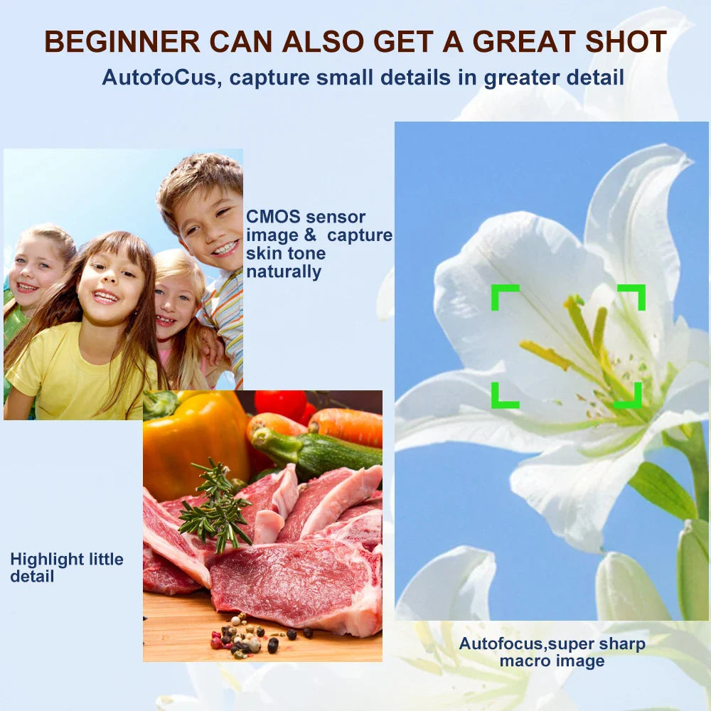 Dual Screen Digital Camera Black