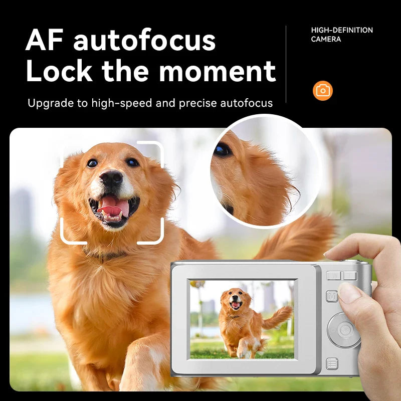 Digital Camera HD Video Recorder Silver