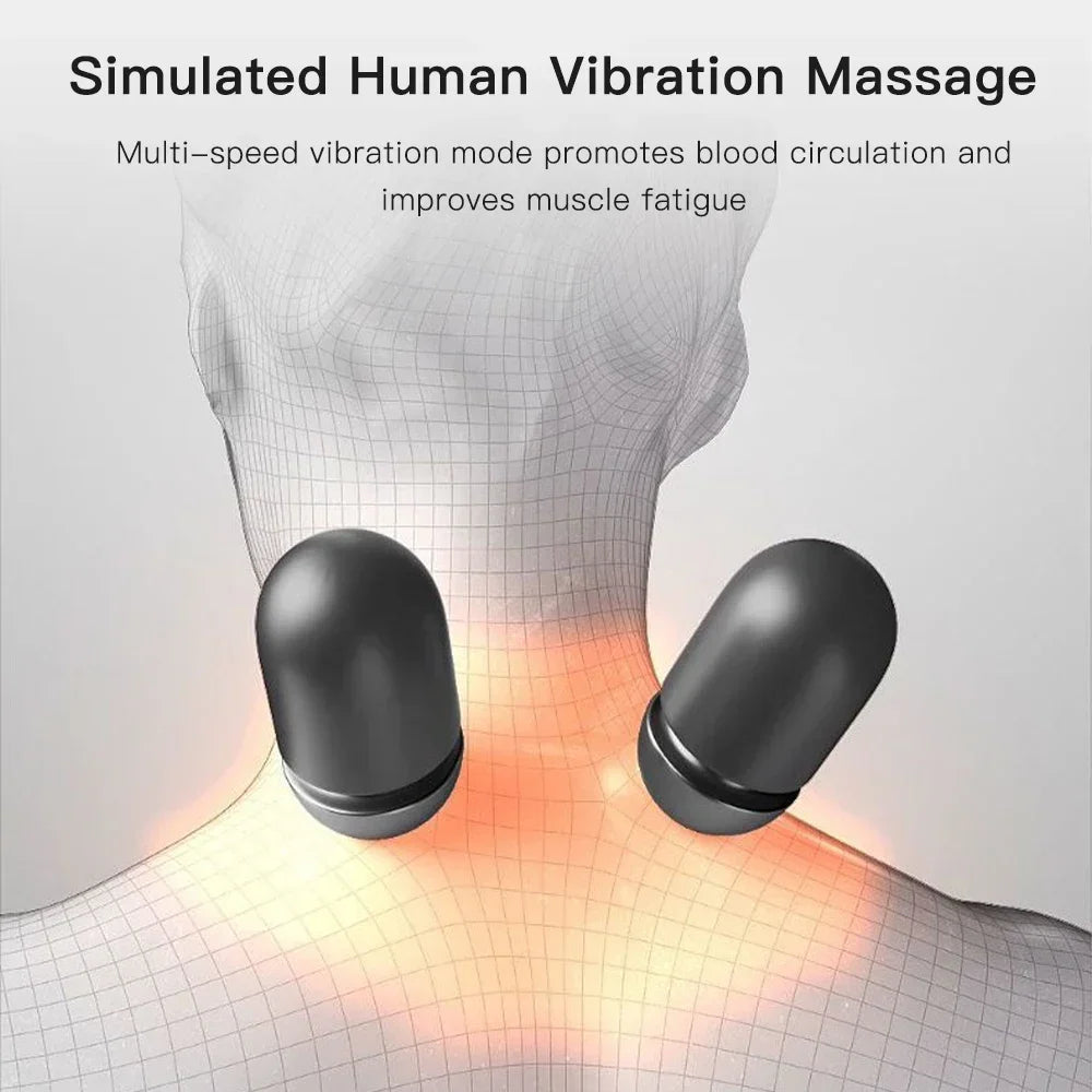 Electric Neck Massager Pillow Grey