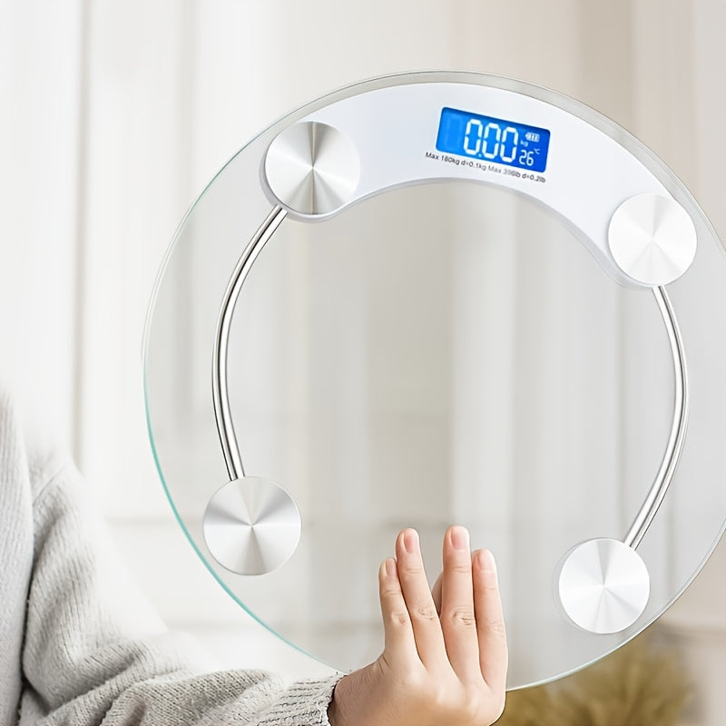 Smart Transparent Digital Bathroom Scale LCD Display
