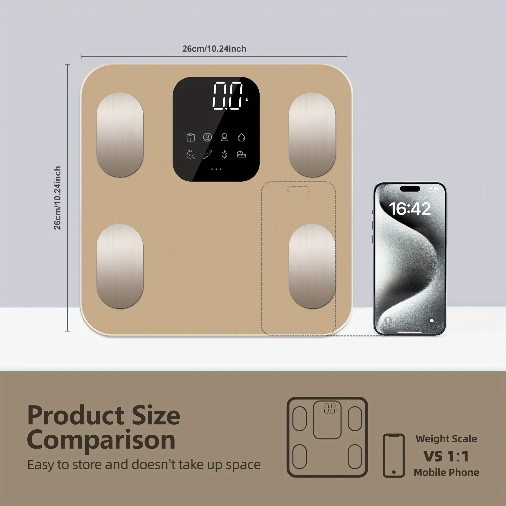 Digital Weight Scale with LED Display