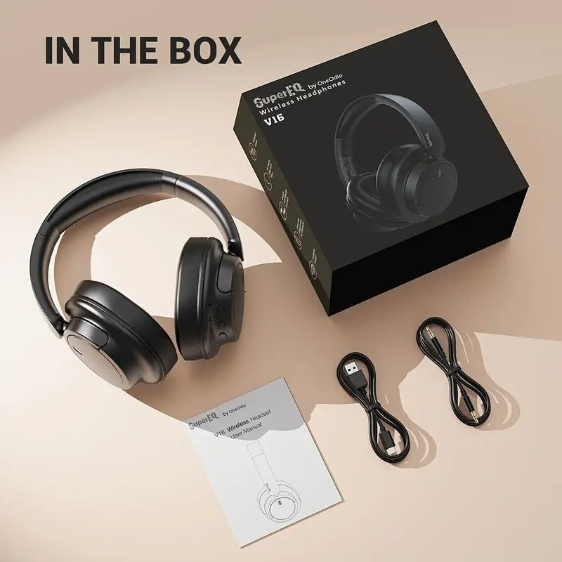 Wireless Over-Ear Headphones with Mic