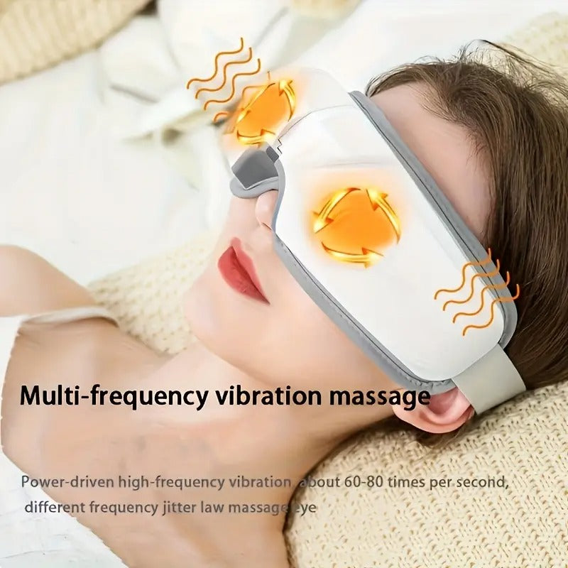 Smart Eye Massager with Heat Therapy and Vibration