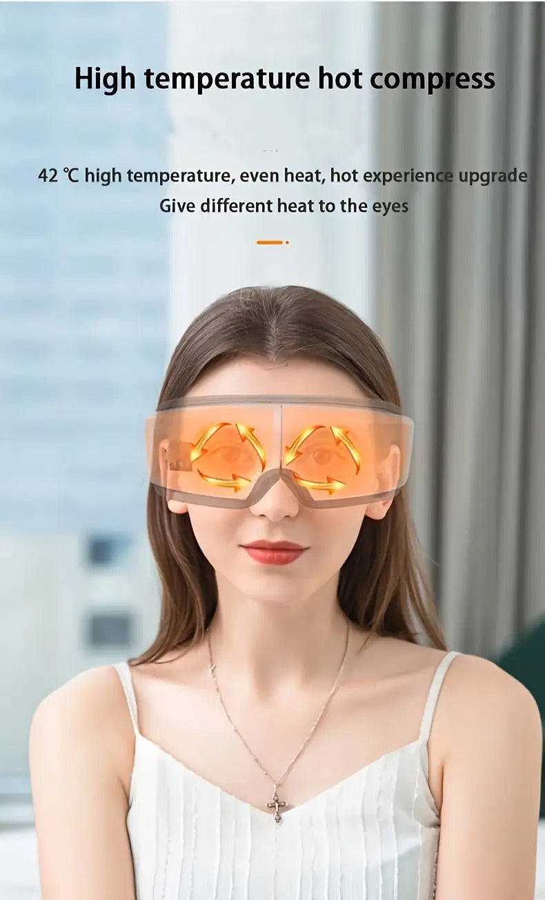 Smart Eye Massager with Heat Therapy and Vibration