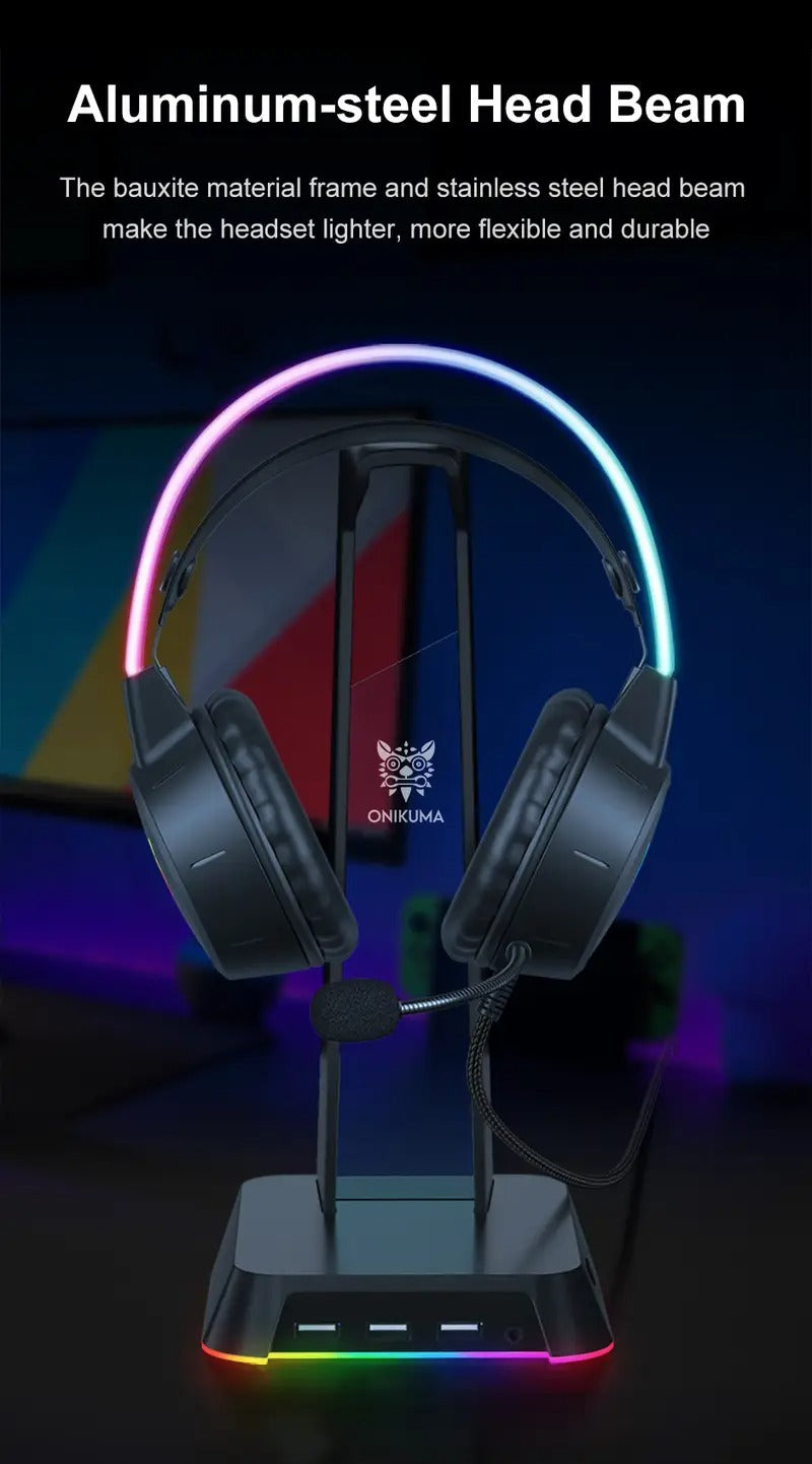 Gaming Headset Noise Cancellation Sound