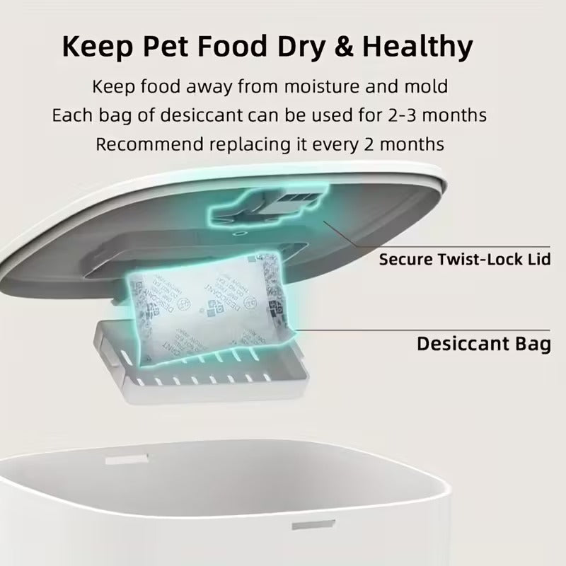 Smart Pet Feeder with Camera and App Control