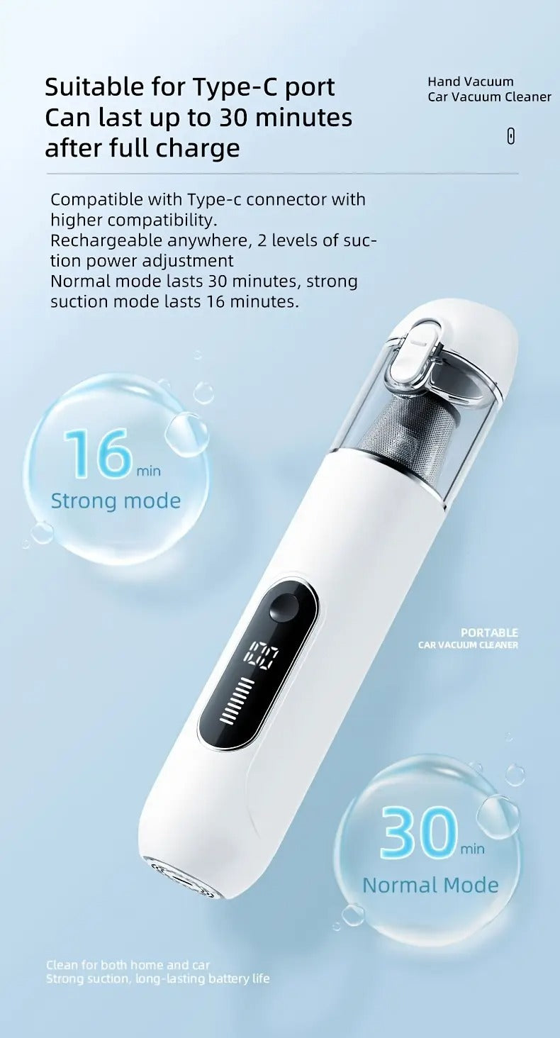 Cordless Vacuum Cleaner 13000Pa Powerful Suction