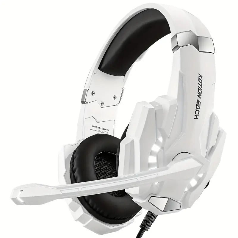 Pro Gaming Headset with LED Light and Microphone