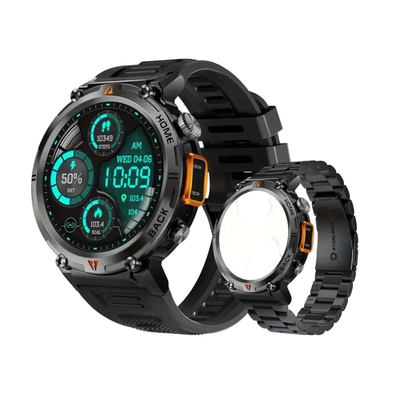 Smart Watch with Flashlight Touch Screen