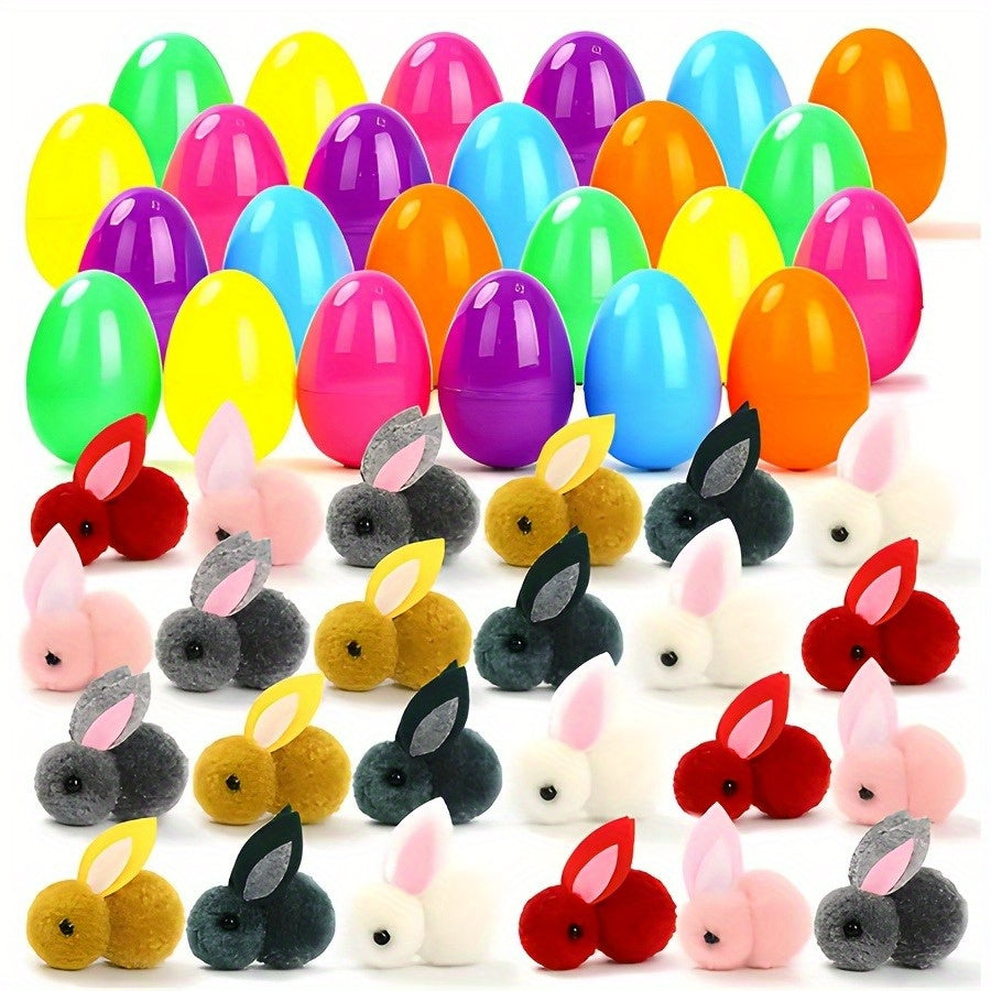 32Pcs Easter Eggs And Bunny Set Decorations