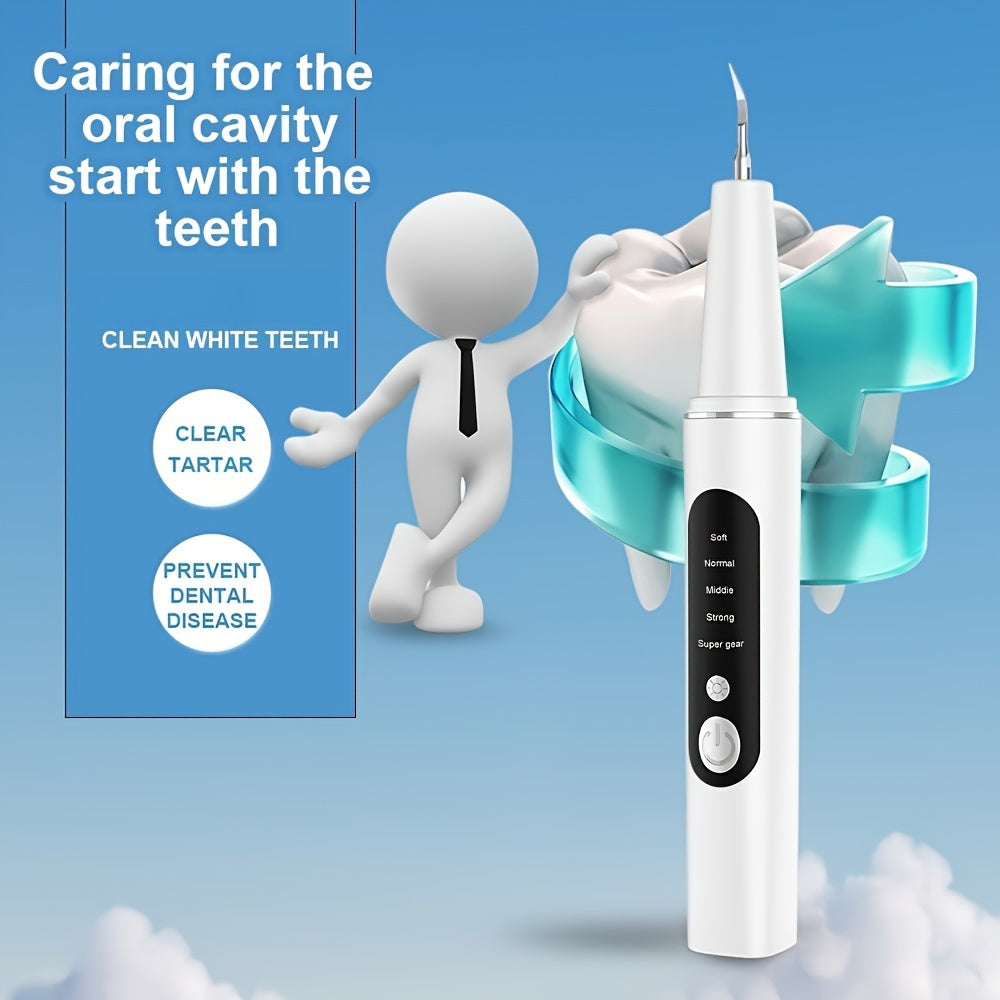 5-Level Adjustable Dental Flosser Tartar Remover Kit