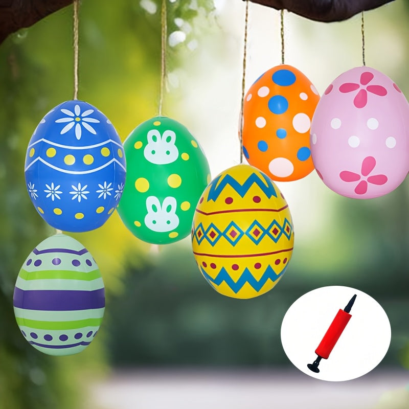 Inflatable Easter Egg Decoration Set