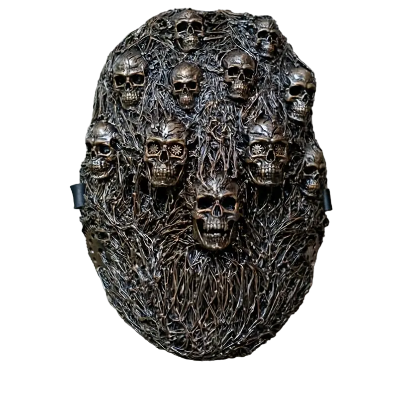 Bone-Chilling Elegance: Steam Skeleton Mask