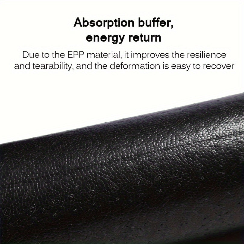 Yoga Foam Roller For Muscle Massage, Stretching & Relaxation(Black)