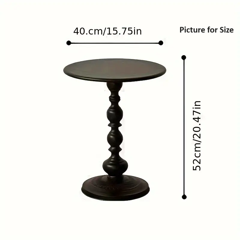 Nordic French Retro Corner Table - Vintage White Iron Bedside Table for Balcony