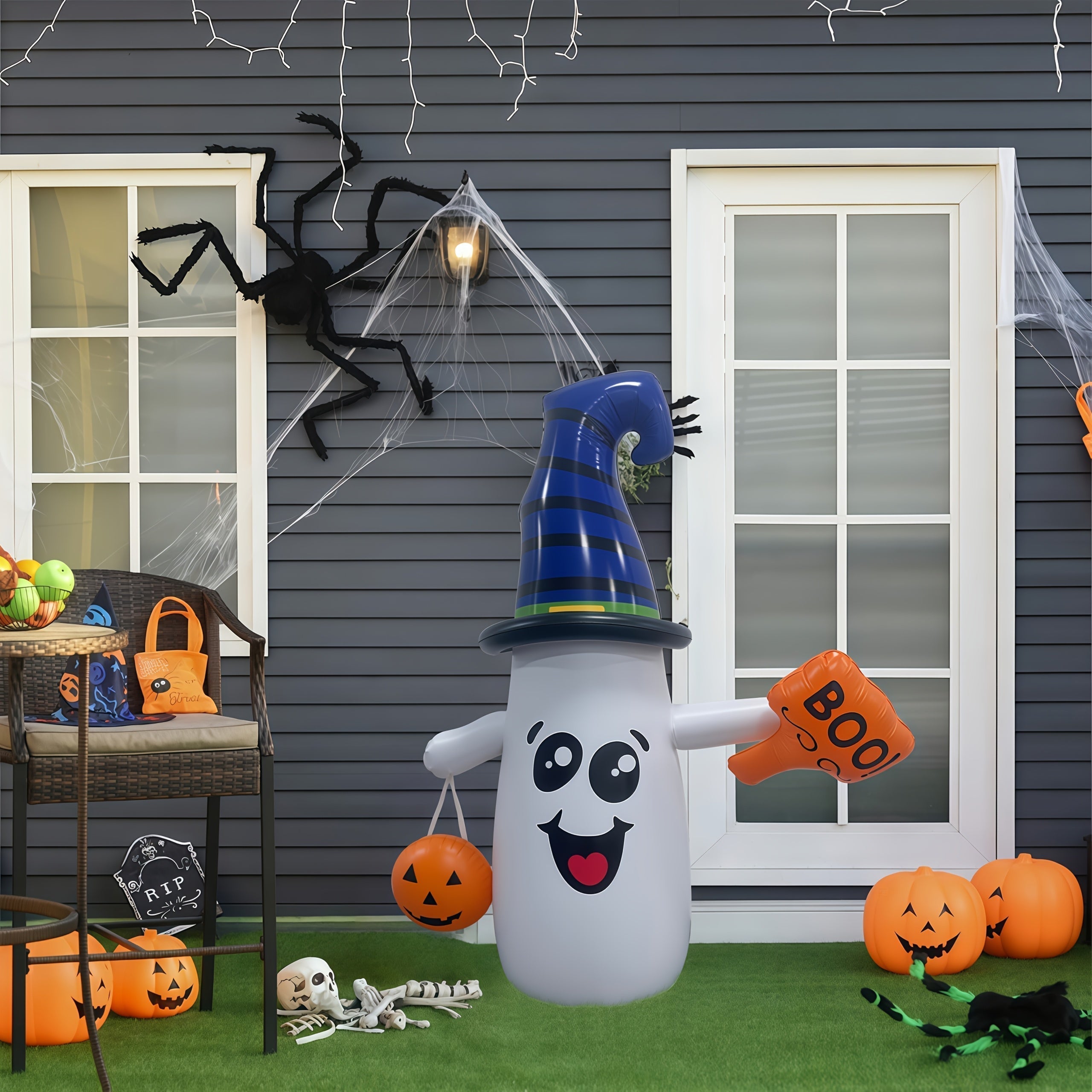 Inflatable Halloween Ghost Decoration PVC