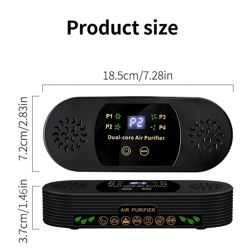 3-in-1 Bathroom Air Purifier USB Powered