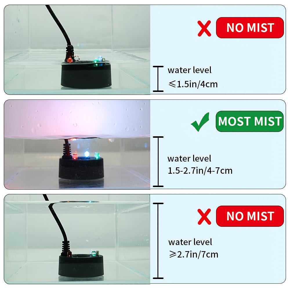 Mini Mist Light Fish Tank Atomizer USB