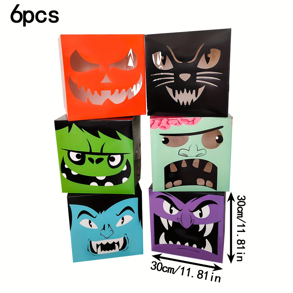 Halloween Monster Balloon Box Set (6pcs)