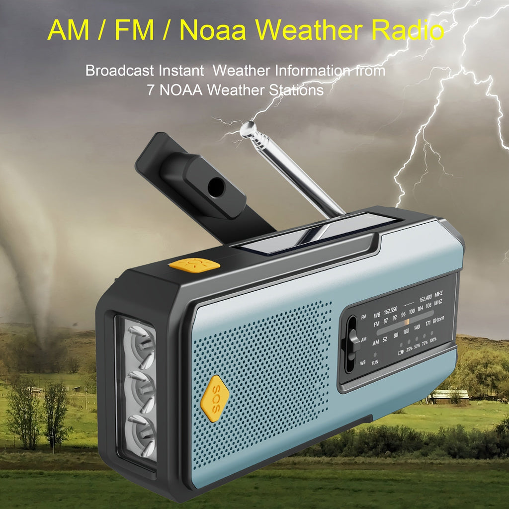 All-in-One Emergency Radio with Power Bank