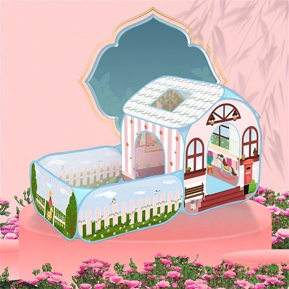 Pop-Up Kids Playhouse Indoor Outdoor Tent