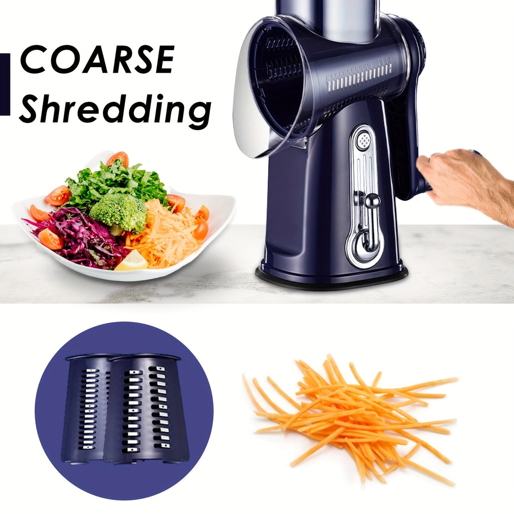 Stainless Steel Grater & Vegetable Slicer (5-in-1)