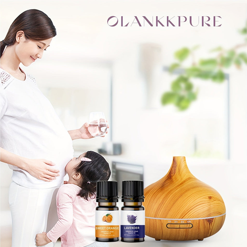 Aromatherapy Glass Bottles Essential Oil Set Of 6