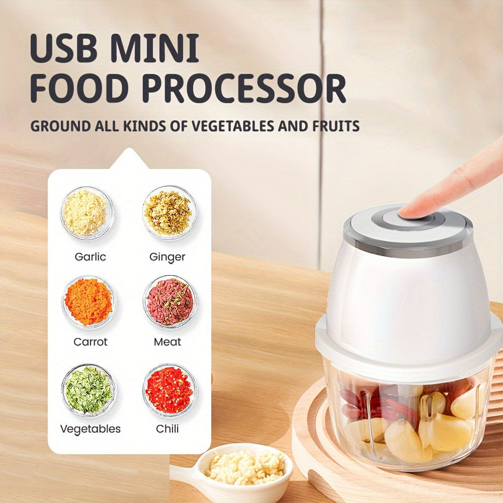 Mini Usb Rechargeable Electric Food Processor