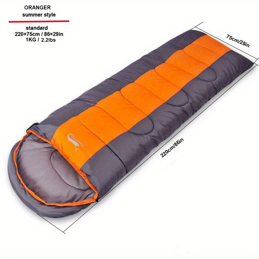 3-Season Lightweight Sleeping Bag for Hiking Camping