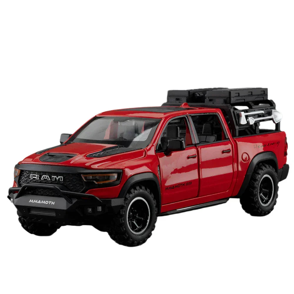 Mammoth Trx Pickup Alloy Diecast Model (Red)