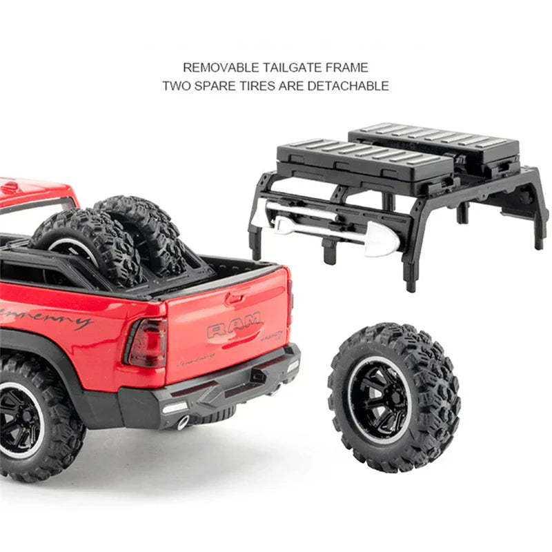 Mammoth Trx Pickup Alloy Diecast Model (Red)