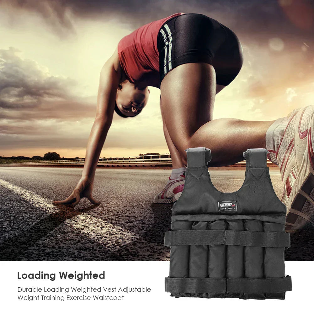 Adjustable Weighted Vest For Fitness Training